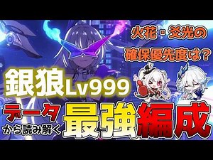 【崩壊スターレイル】銀狼Lv999最強パーティー編成！2凸もアルヨ！火花や爻光の凸・光円錐含めた確保優先度やオススメのビルドを徹底解説！【スタレ】