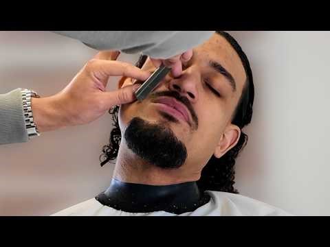 FULL HAIRCUT & BEARD MUSTASH & GOATEE CLEAN WITH RAZOR