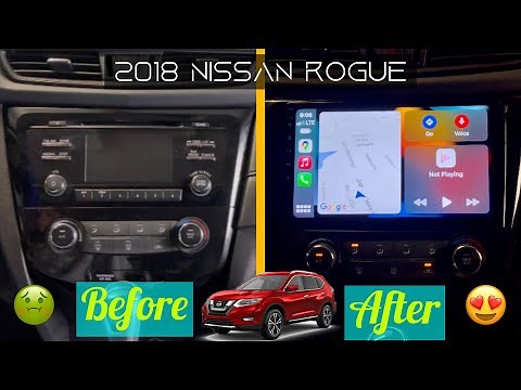 How to install 10” plug and play android head unit 2018 Nissan Rogue