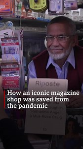 How an iconic Manhattan newsstand survived the Covid pandemic. https://bbc.in/3EkwA72 | BBC News
