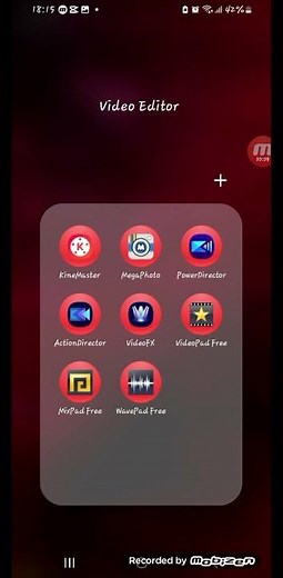 Video Editor: Kinemaster MegaPhoto Powerdirector Videopad Free Mixpad Free WavePad Free