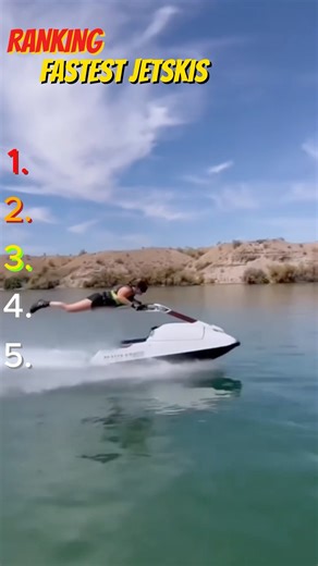 Top 5 Fastest Jetskis 🌊
