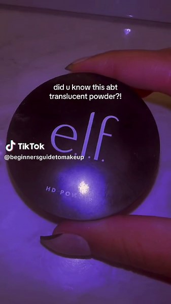 Did u know this about translucent powder?! #translucentpowder #makeup