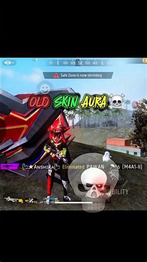 OLD SKIN AURA☠️ #shorts #freefire #viral #trending #beat