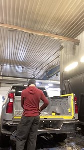 Another day, another box liner video! As you can see, preparation is key! A lot goes into making sure the truck is well protected and covered before the box liner is applied and Chris is a pro! Get in touch with us today if your truck box is in need of a seamless bedliner- all makes and models welcome! | Virden Mainline Motors | Facebook