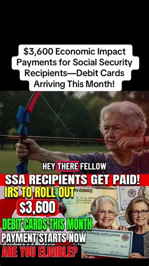 $3,600 Economic Impact Payments for Social Security Recipients—Debit Cards Arriving This Month! #socialsecurity #payment #stimulus #seniors #fyp
