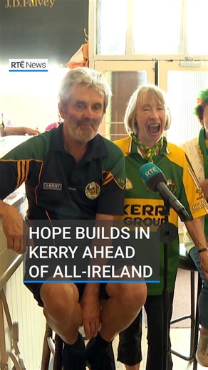 Ahead of the All-Ireland SFC final between Kerry and Donegal on Sunday, hope and anticipation is building across the kingdom. Link in bio to read more📲 #rtenews #gaa #allireland #kerry #donegal | RTÉ News