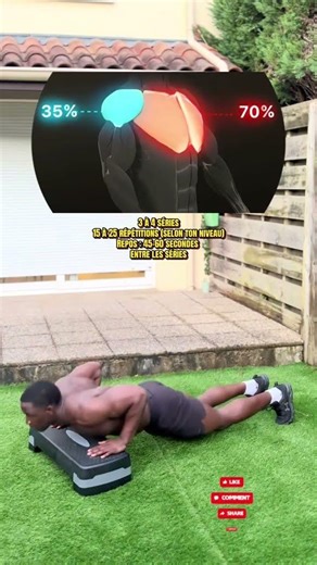 Ces variations de pompes activent pectoraux épaules, triceps et core à la maison. #pompes #fitness