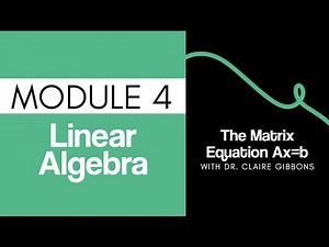 The Matrix Equation Ax=b
