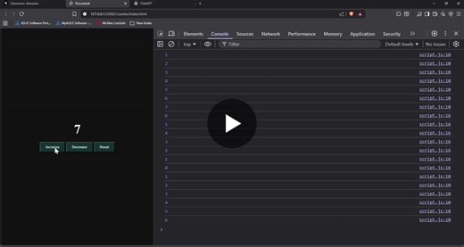 🚀 Just completed my Counter Project using JavaScript DOM Manipulation! In this mini project I built a simple and interactive counter where users can: ➕ Increase the count ➖ Decrease the count 🔄… | Karan Manral