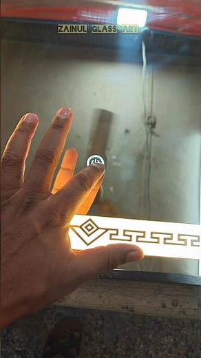 How To Make LED Light Touch Sensor Mirror At Home |Light Wala Seesha Kaise Banaye| zainul Glass art