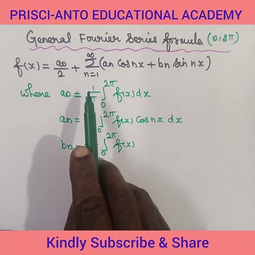Fourier series formula///Engineering Mathematics///TPDE///