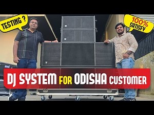 Customer Travels from Odisha to Punjab for Complete DJ Setup | BASS + LINE ARRAY Sound Test
