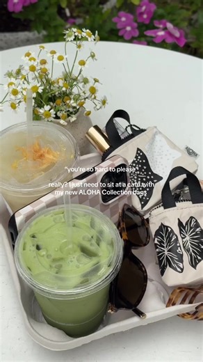 a coffee, a sweet treat & ALOHA Collection ☕️ | aloha bag