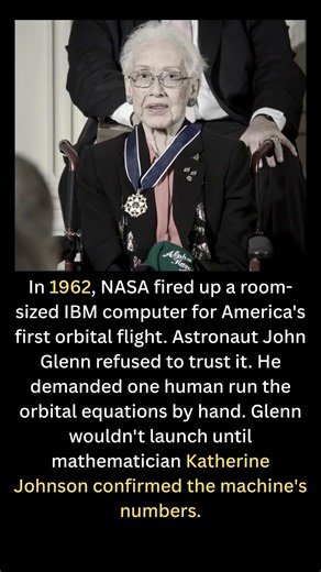 Katherine Johnson: The NASA mathematician John Glenn trusted over a supercomputer. #nasa #usa