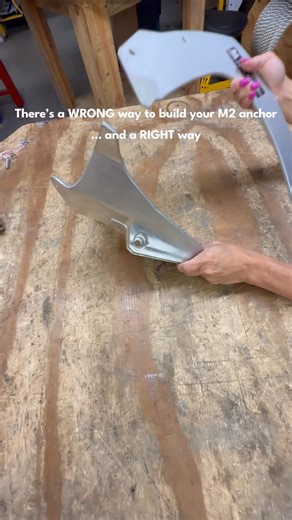 104K views · 198 reactions | Don’t let a simple mistake cost you holding power. Watch the difference between the wrong way and the right way to assemble your Mantus M2. Get it right the first time and sail with confidence. | Mantus Marine | Facebook