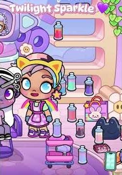 Twilight Sparkle Tutorial💜✨|AVATAR WORLD #avatarworld