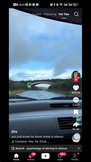 Psychology of Driving in Silence