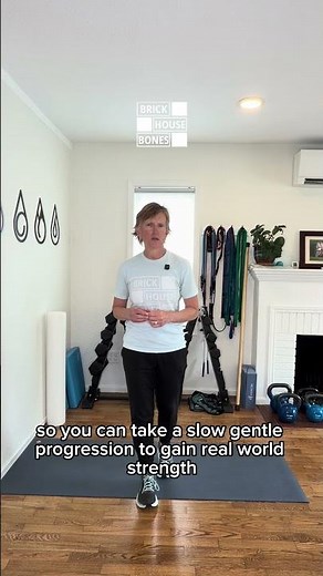 🔥This exercise prevents falls!🔥BHB Level 1 program. 8 weeks to a stronger you! #brickhousebones