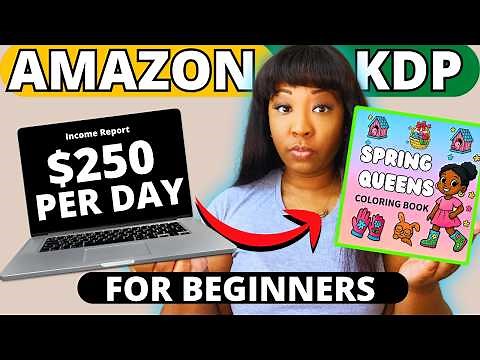 How To Start Selling a COLORING BOOK on Amazon KDP in 2025 (Beginner Tutorial)