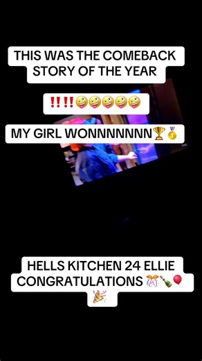 Ellie Wins Hell's Kitchen Season 24! 🎉🏆