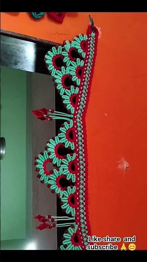 easy & simple macrame toran #diy #beautiful #toran #shorts
