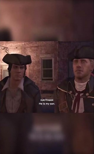 Haytham & Connor's Most Powerful Father-Son Scene... #assassinscreediii #gaming