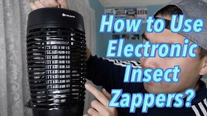 Watch How to Use Electronic Insect Zappers? on Amazon Live