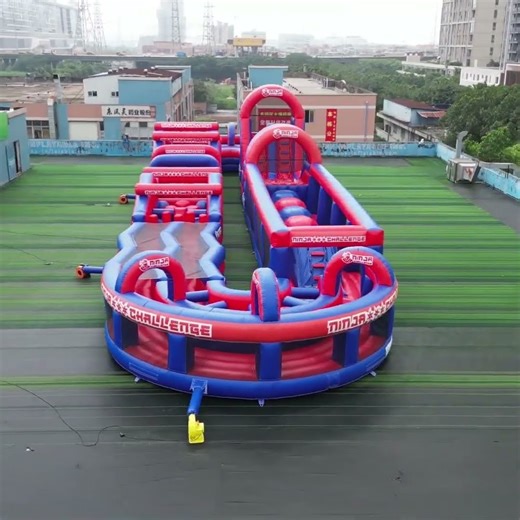 🔥 INSANE Inflatable Obstacle Course! 10+ Ways to Play for BIG Events! 🔥#obstaclecourse #funnyvideo