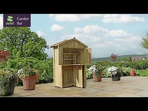 Garden Bar & 2 Stool Set by Zest (Animated Assembly Guide)