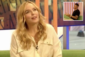 The One Show's Jermaine Jenas can't hide his shock as Jodie Comer reveals accent