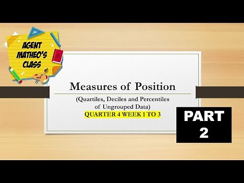Math 10 Q4 Week 1-3 (Part 2) - Measures of Position