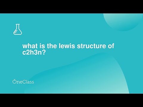 what is the lewis structure of c2h3n?