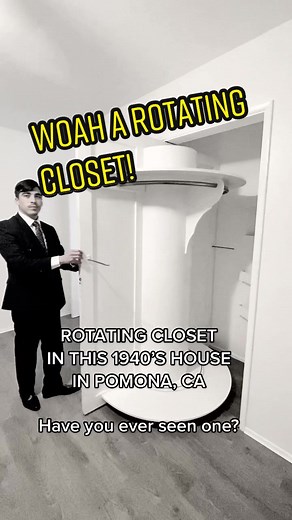 Explore a Unique Rotating Closet in Pomona, California