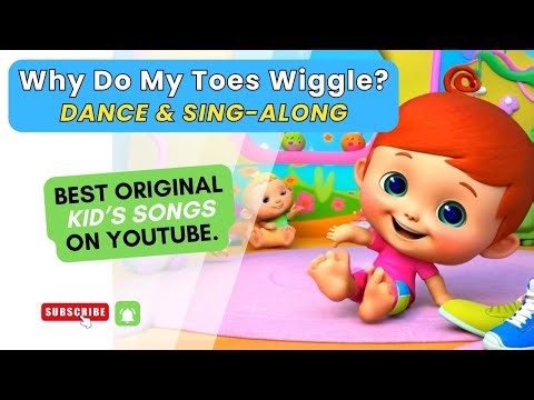 Wiggle My Toes Dance Party | Fun Toddler Dance-Along!