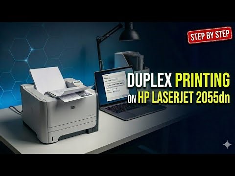 How to print duplex in hp laserjet 2055dn printer | tarowala tech