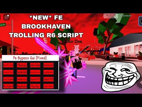 *FE* NEW Brookhaven Trolling R6 Bypass Script Hack | John Doe Fluxus,Hydrogen,Delta,Arceus X Mobile