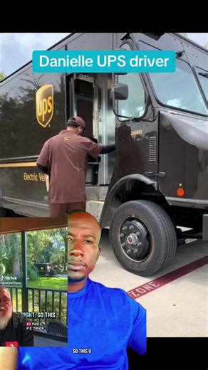 A UPS driver was sitting on his truck eating his lunch #foryoupage #fyp #trending #viralvideo