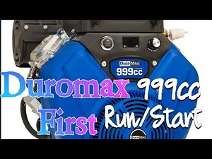 Duromax 999cc #xp35hpe First Run and Start 🔥🔥🔥
