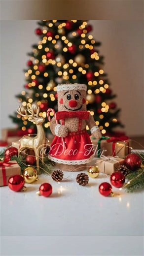 3.1K views · 13 reactions | christmas craft projects✨️Gingerbread cookie♻️ #DIYHolidayDecor #Christmas️ #diychristmas2025 #homedecor #jutechristmasdecor | DecoFlor | Facebook