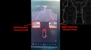 Tesla adds side camera feeds when backing up the car, cabin camera improves safety (2020.24.6) - Tesla Oracle