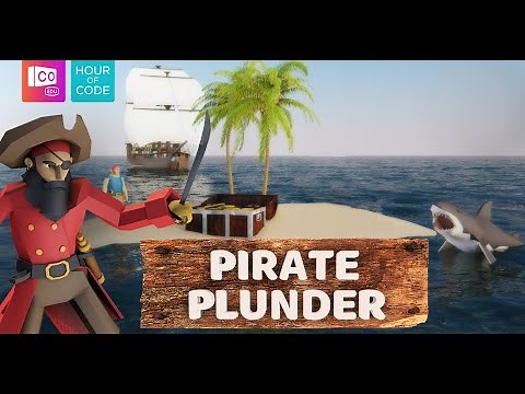 Pirate Plunder by CoSpaces Edu - Hour of Code