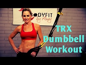 15 Minute TRX with Dumbbell Workout for Strength and Cardio