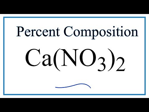 How to Find the Percent Composition by Mass for Ca(NO3)2 (Calcium nitrate)