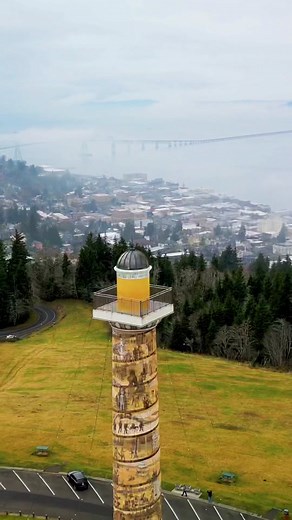 ✨ The best view in Astoria 🤩 📍The Astoria Column #VisitOregon #AstoriaColumn #AstoriaOregon #PNW #traveltiktok #travelbucketlist