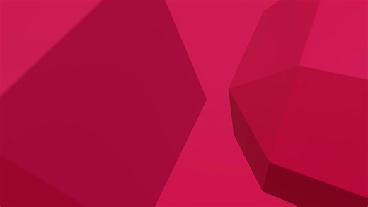 Looped animation pink geometric shapes Background , Abstract 3d rendering. Motion design 3d render animation | Premium Stock Video Footage