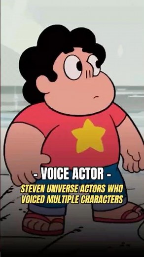 Steven universe actors who voiced multiple characters. #celebrity #stevenuniverse #voice