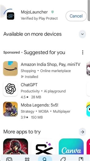 How to download Mojo LAUNCHER in mobile.