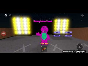 barney roblox doll wink