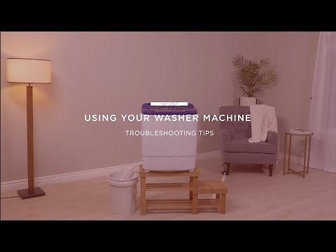 SKY2767 Portable Compact Mini Twin Tub Laundry Washing Machine Troubleshooting